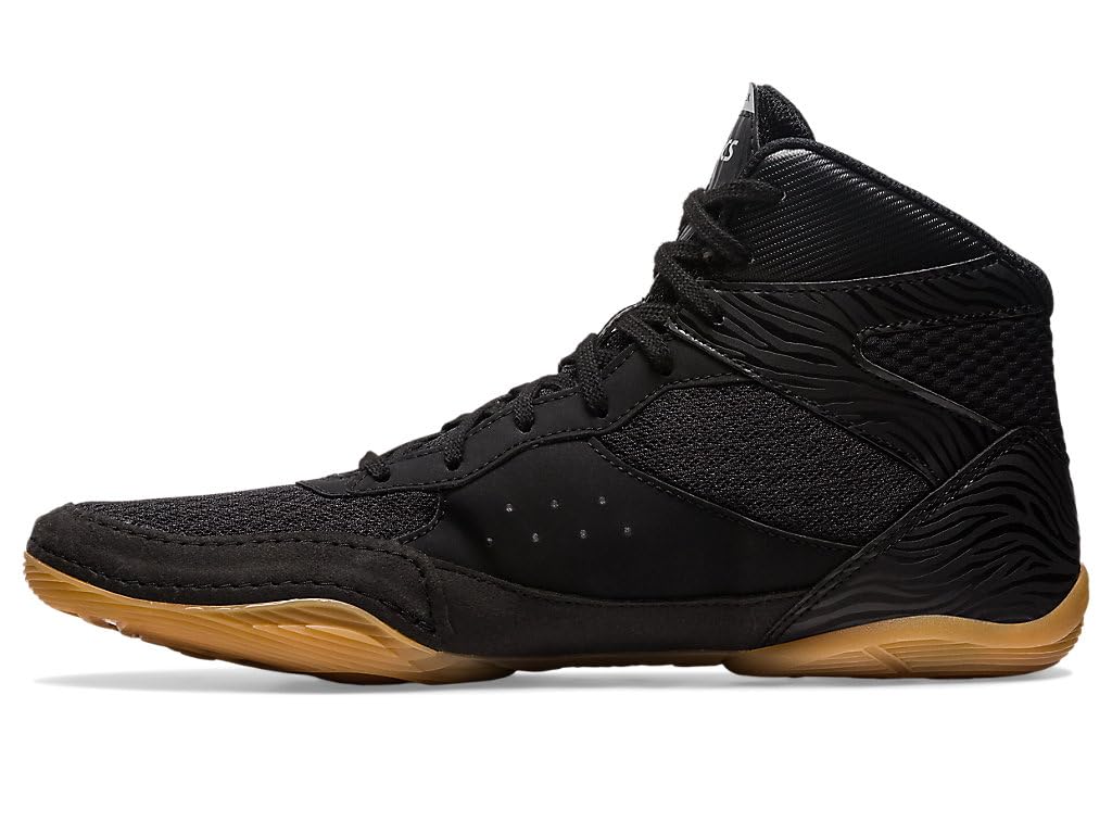 レスリングシューズ アシックス 黒金 26cm レスリングシューズ