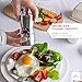 Salt and Pepper Grinder Set - Stainless Steel Pepper Grinder and Salt Grinder with Holder in Luxurious Gift-Box - Manual Mills with Ceramic Grinders and Adjustable Coarseness (Set of 2 plus Holder)