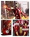 LonullyMege 7inch Light UpIronman Action Figure Full Metal Painting with Lots of Accessories Collectable Toy(LED MK7)