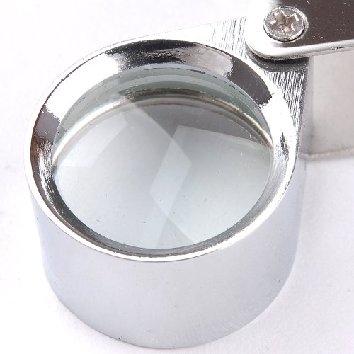 tinxi® 10 Fach Lupe Taschenlupe Vergrößerungsglas für Uhrmacher Juwelier 21mm Lupen