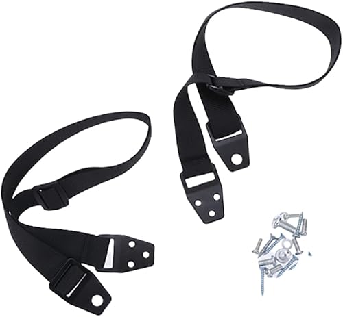 2pcs Furniture Anchors Safety Straps Tv Anchor Straps Babyproofing Kit Flat Screen Tv Dresser Bookcase