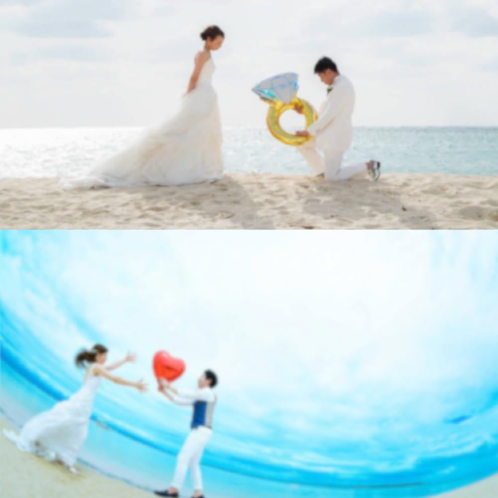 Amazon | ビッグバルーン ビッグリング 指輪 ハート バルーン