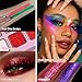 DE'LANCI Colorful EyeshadowPalette, 28 Neon Rainbow Eye Shadow Multi-Colored Metallic Shimmer Matte Makeup Bright Vivid Eye Makeup for Girls & Highly Pigmented Eyeshadow Cosmetics Daily Festival Looks