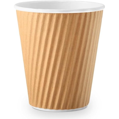 Eco Planet 12 oz Compostable Ripple Cups Cover