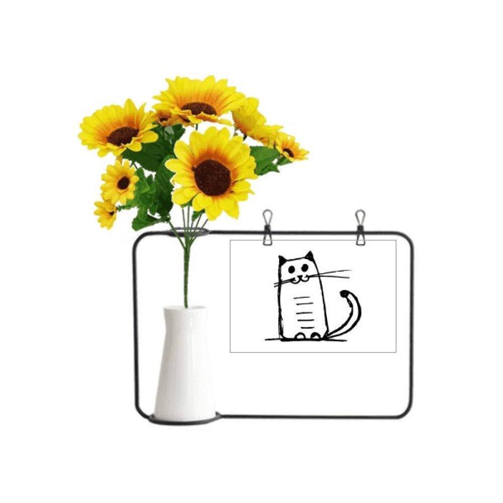 Vases bouteille avec fleur artificielle pour décorer sans entretien