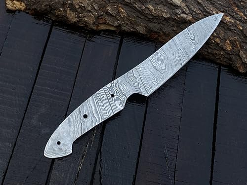 Jayger Handmade Kitchen Knife Blade | Vegitable Knife | Damascus Steel | Heat Treated | Shrap | (K-19) - Image 4