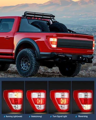 Image of Nilight Taillight Assembly for 2021 2022 2023 Ford F150 XL Driver Side