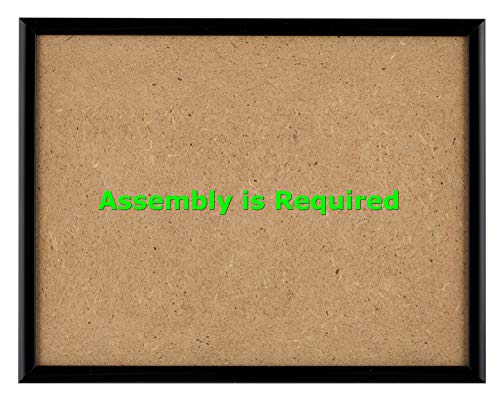 Quadro Frames 7X9 Inch Picture Frame, Black, Style P375-3/8 Inch Wide Molding #TOP17