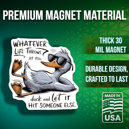 Funny Duck Magnet 2 piezas 5 in miniatura 3