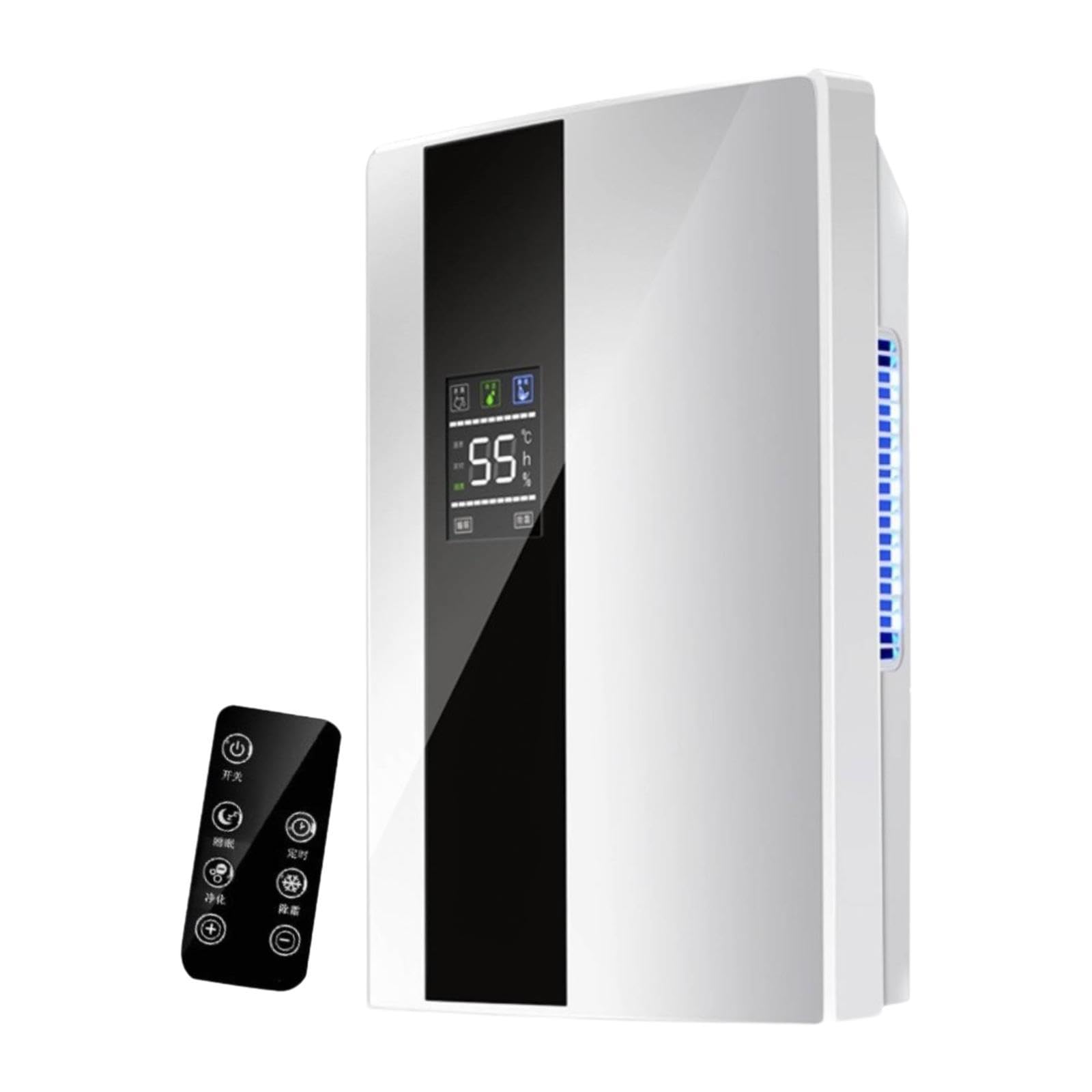 Indoor Dehumidifier Low Noise 2.2L Water Tank for Living Room Office Kitchen-image-11