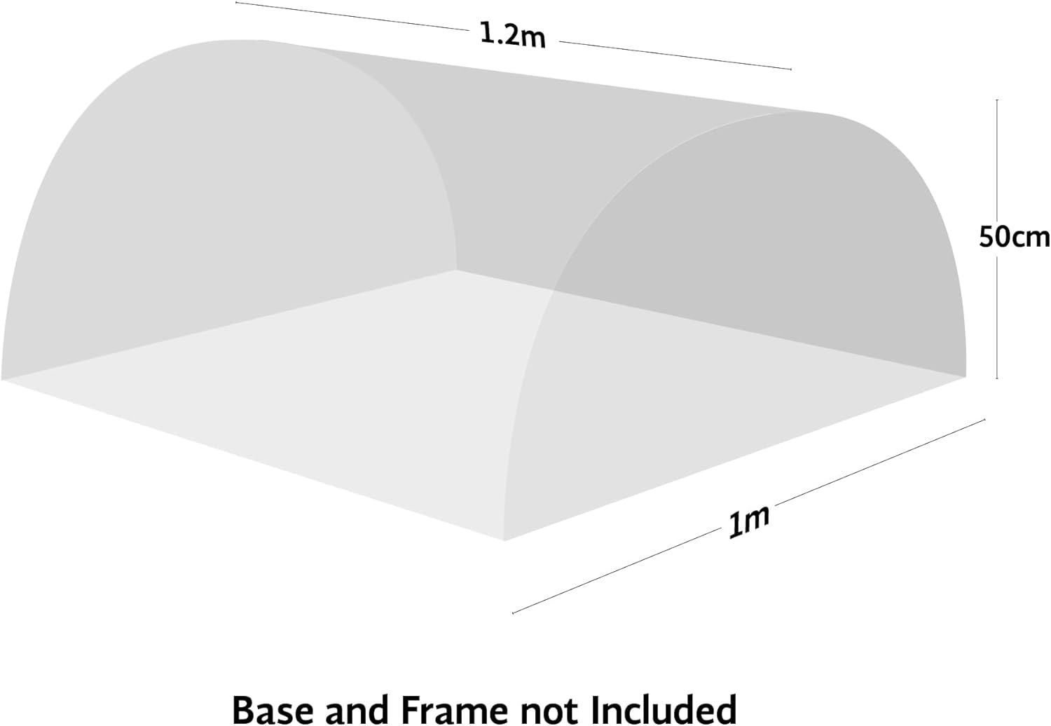 Haxnicks Raised Bed Weather Protection Poly Cover Warms Soil Protects Tender Plants Mini Greenhouse White 1 2m X 1m X 50 Cm Bed Amazon Co Uk Garden