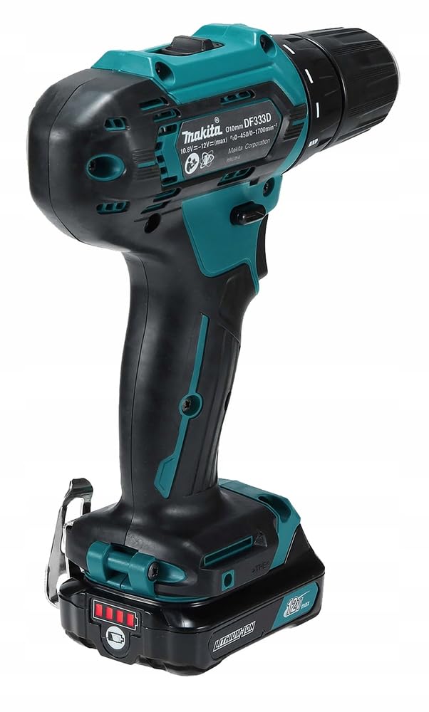 Makita DF333DWY 12V Max 1,5 Ah Li-ion CXT Set di punte per trapano senza fili 12 V