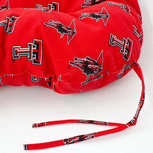Image of College Covers Everything Comfy Texas Tech Red Raiders Indoor Outdoor Settee Loveseat Bench Cushions