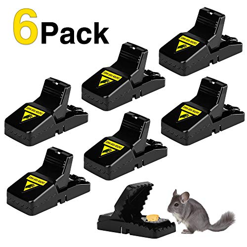 Preisvergleich Produktbild Nasharia Mäusefalle, Schlagfalle Profi Rattenfalle 6 Pack Effektive Mäusefallen Schnappfalle Nagetierbekämpfung Mausfänger Einfach Wiederverwendbare Mäusemörder Mäusefallen