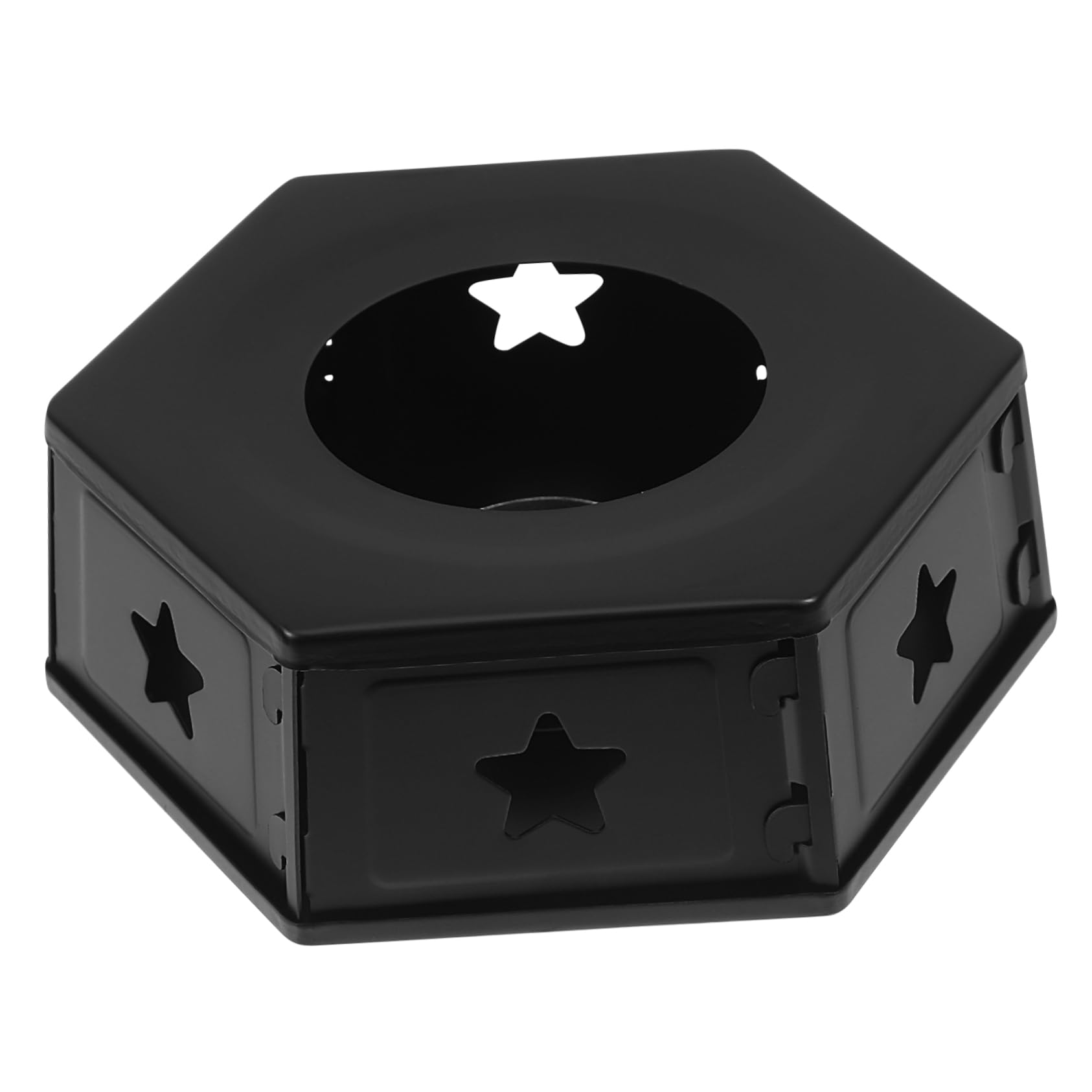 OUNONA Hollow Teapot Warmer Metal Teapot Heater Portable Stainless Steel Warmer Base