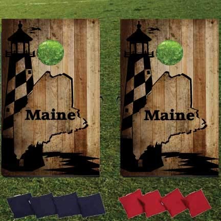 Tropical Island Paradise Palm Trees Sunset Beach Cornhole Bean Bags ACA Regulation