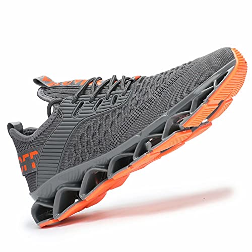 Image of Chopben Men's Running Shoes Blade Non Slip Fashion Sneakers Breathable Mesh Soft Sole Casual Athletic Walking Shoes