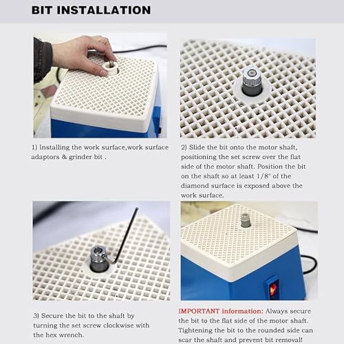 Esmeril Para Vitrais Com Cortador De Ladrilhos De Vidro, Esmeril Para Vitrais De Mesa Com Diamante E