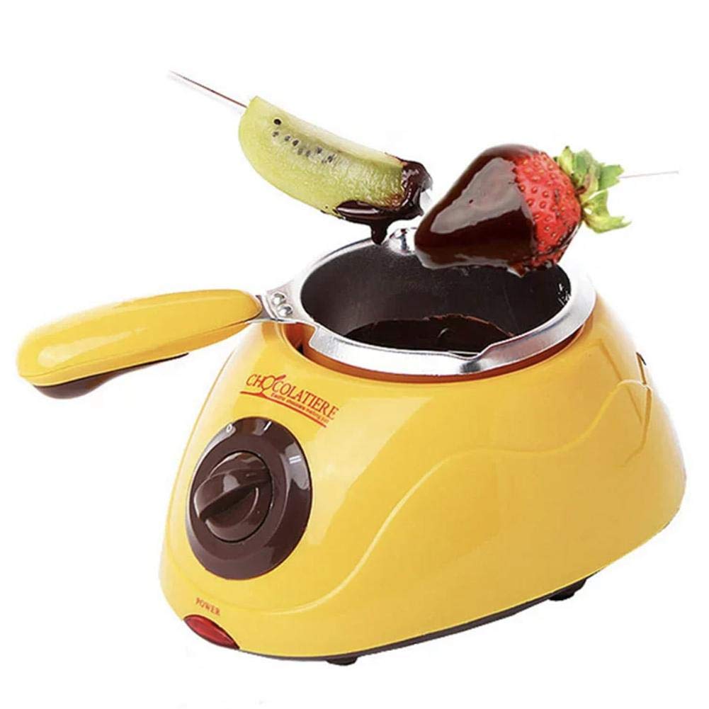 Groust Chocolate Fondue Set, Chocolate Melter, Many Accessories, Electric Praline Melting Pot Melter Machine, Nice Practical Kitchen Tool with Mini DIY Mould Set, Chocolate Melting Pot