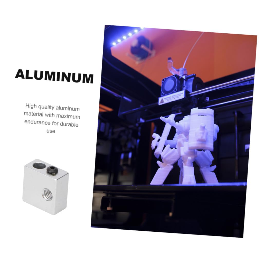 Gatuida 15 Piezas bloque calentador para impresora 3d bloque calentamiento del cabezal impresión bloque calefactor la extrusora calentadores bloque calentador impresora 3d