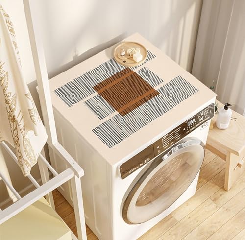 Washing Machine Pad Tabletop Washing Machine Cover, in 60 x 60, Washing Machine Cover, Mat, J, 45 x 60 cm