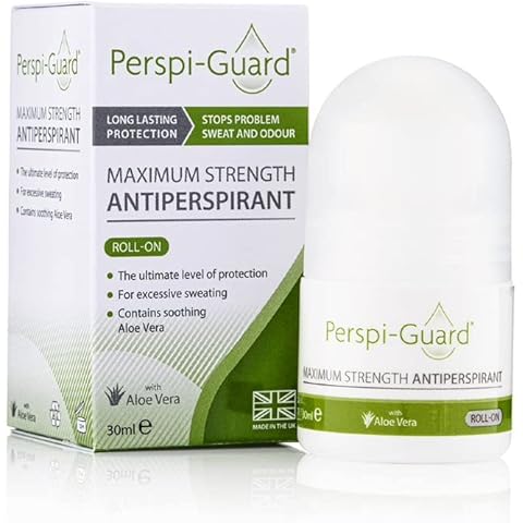 Perspi-Guard Maximum Strength Antiperspirant Roll-On, Strong Deodorant for Excessive Sweating & Hyperhidrosis Treatment, Lasts up to 5 Days - Unscented (30ml) Cover