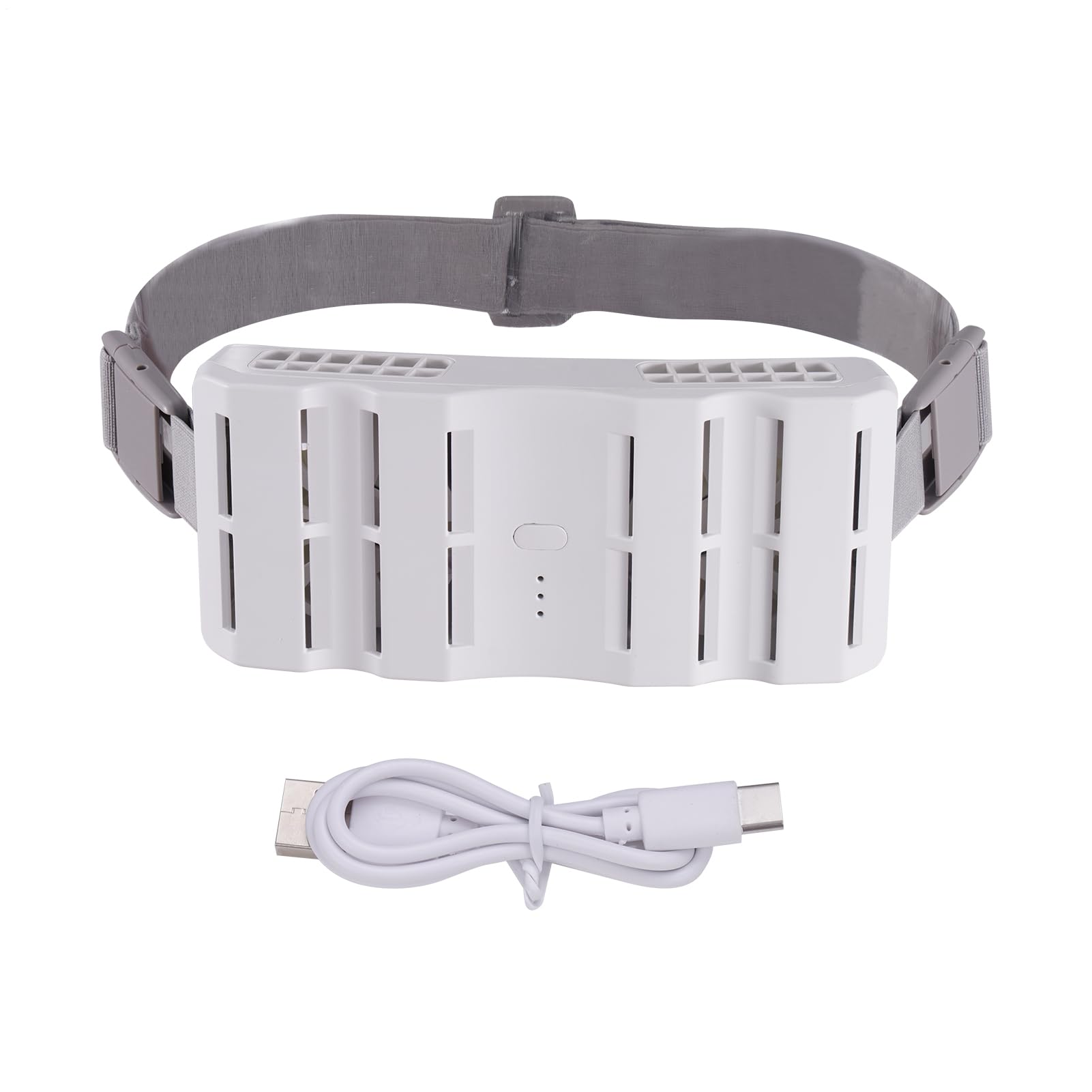 Ventilateur de ceinture portable avec clip pour sport de plein air et randonnée