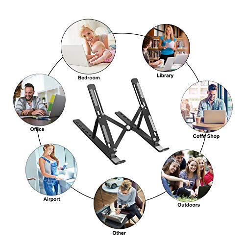 JARLINK-Adjustable-Laptop-Stand-Foldable-Aluminum-Desktop-Laptop-Riser-Compatible-with-MacBook-Air-Pro-HP-Lenovo-Dell-More-Tablet-up-to-156-inches-Black
