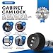 FJM Security Combi-Cam 7850R-S-Black Combination Cam Lock, 5/8