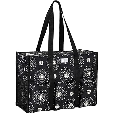 Pursetti Teacher Tote in Brown, Medium Size Cover