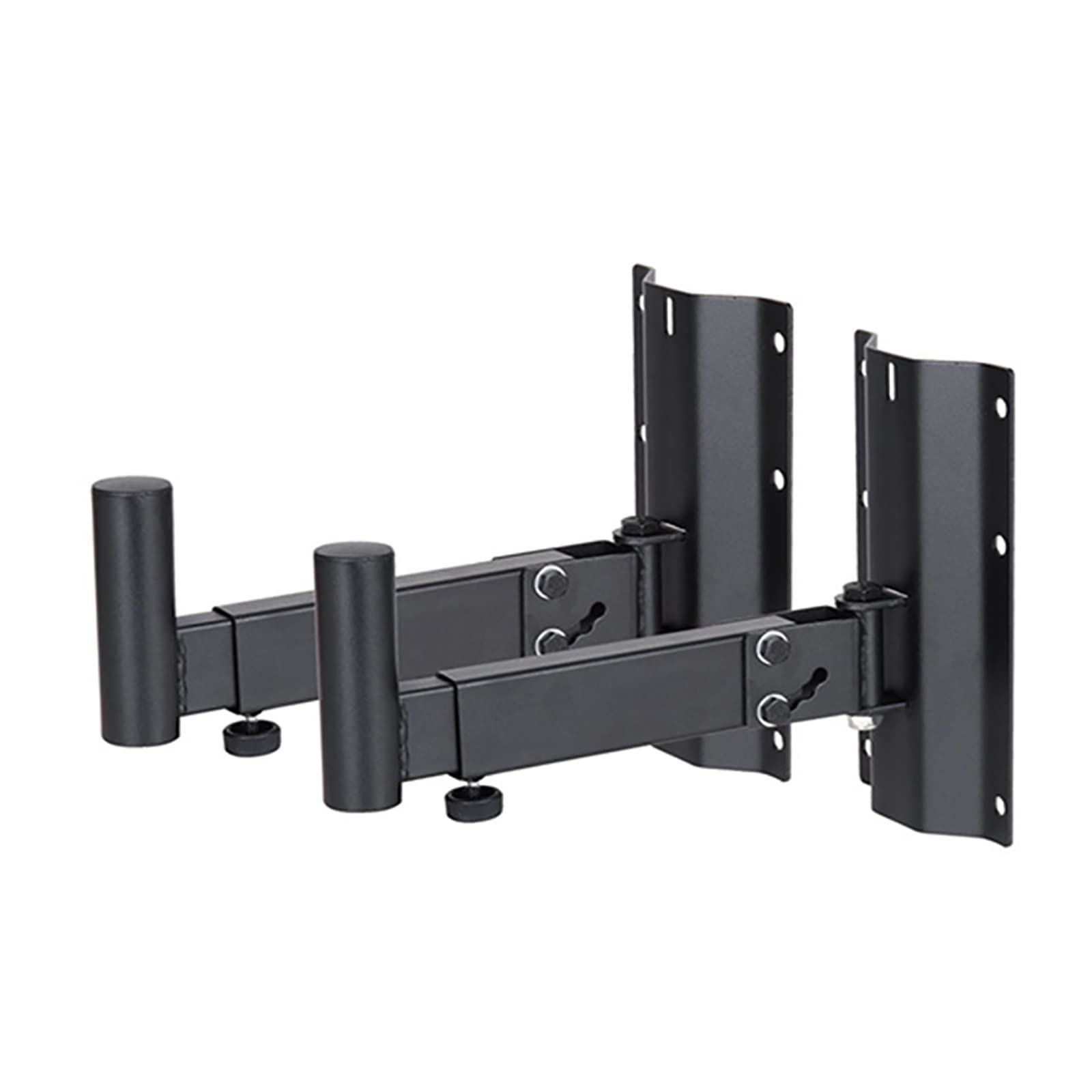 TEmkin Soporte para Altavo,Soportes de Montaje en Pared para Altavoces, Soportes metálicos Resistentes de 110 Libras, Ajuste telescópico, Giro de 180 Grados, para instalaciones de Altavoces PA