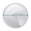 ELECTROTODO Plato reemplazo de microondas 24.5 con soporte central. #1
