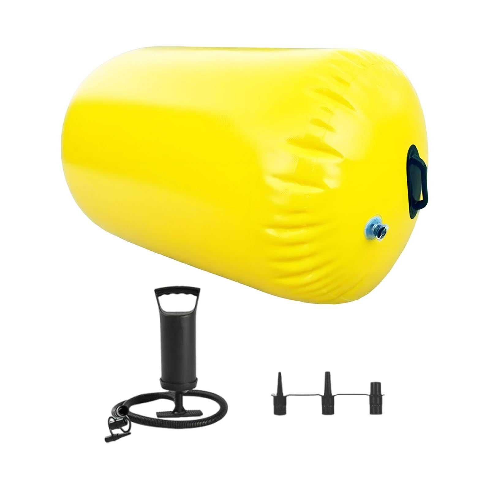 ATORSE™ Air Roller Gymnastics Barrel Back Handspring Trainer for Gym Fitness Outdoor 0.7mx0.5m-picture-12