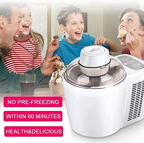 LLSS Automatische Eismaschine, 600 ml Haushalt Intelligente Sorbet-Frucht-Joghurt-Maschine, mit Countdown-Timer… – Bild 7
