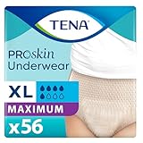 TENA ProSkin XL Nude-Colored Adult Female Moderate Absorbency Protective Disposable Underwear, 56 Count