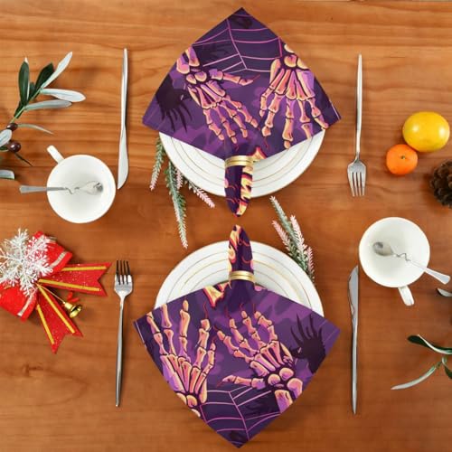Servilletas de Tela Halloween Multicolor Pack 6 miniatura 5