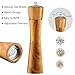 Wood Salt and Pepper Grinder Mill - Noryee Manual Wooden Salt Grinder Pepper Mill Shakers Refillable with Adjustable Coarseness Ceramic Rotor - 8.5 Inch (1 Pack)