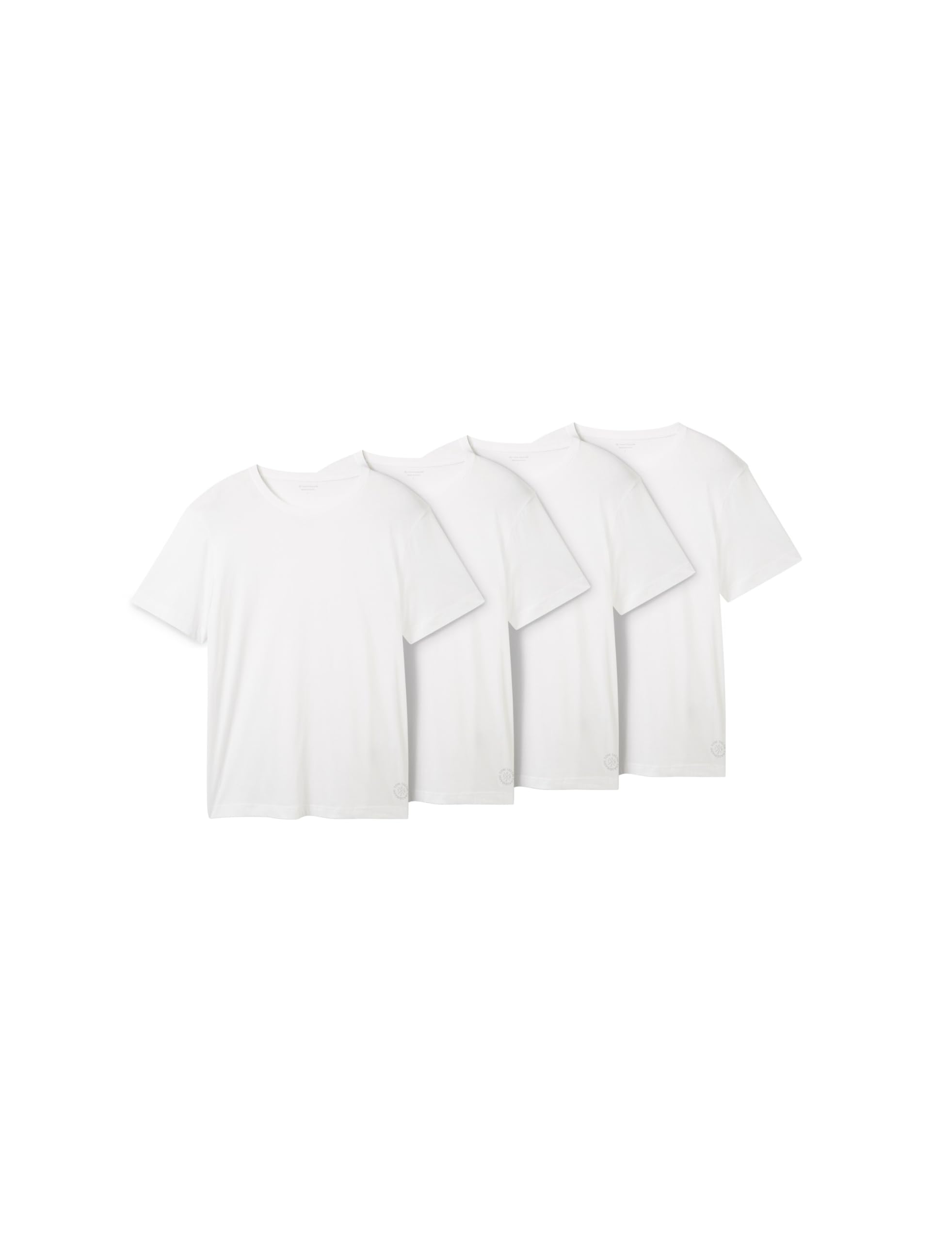 TOM TAILOR Men's Cotton T-Shirts Pack of 4