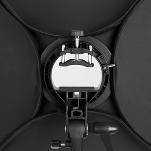 Miniatura 4 de Godox Caja de luz plegable universal de 24 x 24 pulgadas con soporte de montaje Bowens tipo S para Speedlite Flash Studio Photograhpic (23.6 in x