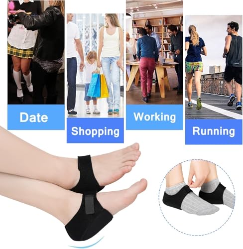 Image of Belanto Heel Pain Relief Pad, 1 Pair Plantar Fasciitis Heels Support Cushion Pads for Ankle Pain, Heel Spur Shoe Insert for Men & Women, Heel Protector Cups for Pain & Achilles Tendonitis (Free Size)