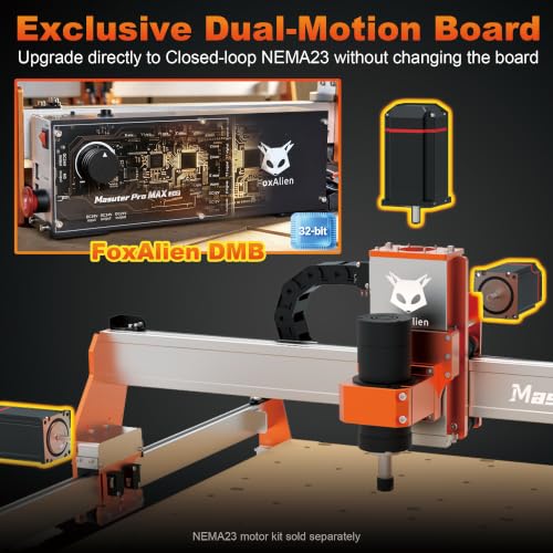 Image of FoxAlien Desktop CNC Router Machine Masuter Pro MAX