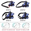 Bolux Dog Harness, No-Pull Reflective Dog Vest, Breathable Adjustable Pet Harness with Handle for Outdoor Walking - No More Pulling, Tugging or Choking (Blue, S) #2
