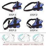 Bolux Dog Harness, No-Pull Reflective Dog Vest, Breathable Adjustable Pet Harness with Handle for Outdoor Walking - No More Pulling, Tugging or Choking (Blue, S) - Image 3