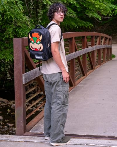 image for AI ACCESSORY INNOVATIONS Super Mario Bowser Backpack for Boys & Girls,