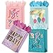 WLUSEAXI 4Pack Birthday Gift Bag with Tissue Paper,12.6Ã—4.7Ã—10.2 Inch Large Birthday Gift Bag with Handles,Happy Birthday Bags for Girls,Boys,Kids,Womenâ€™s Birthdays Party