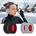 JHJEWH 2 Pairs Ear Muffs for Winter Women,Bandless Ear Warmers,Windproof Thick Ear Covers,Cold Weather Fleece Ears Warmers,Unisex Winter EarMuffs for Outdoor Activities (L)