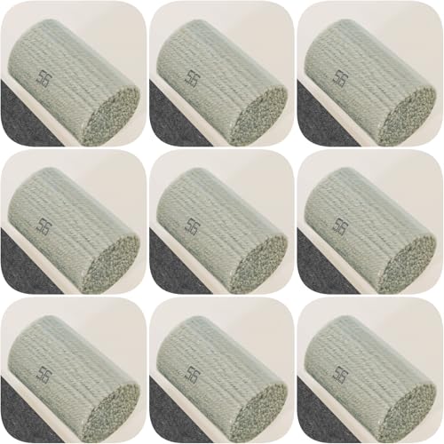 Image of Yglnden 10 Bundles Latch Hook Kit Colorful Yarn Bundles Cut Rug DIY Latch Hook Yarn for Handmake Craft Sewing Knitting for Adults (10 Bundles# Grey B)