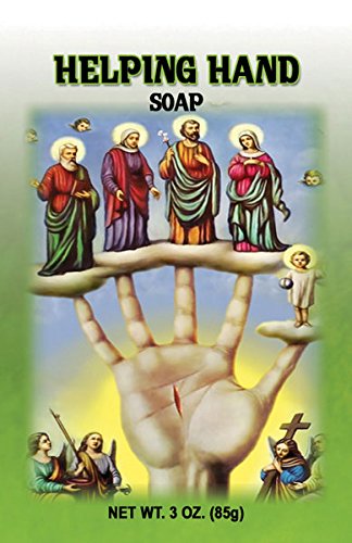 INDIO (5PACK) Products SPIRITUAL BAR SOAP- HELPING HAND 3oz-For the purpose of Aromatherapy Ritual Baths Spells Magic Hoodoo Metaphysical Bath Wicca Paganism Santeria Ritual Gift