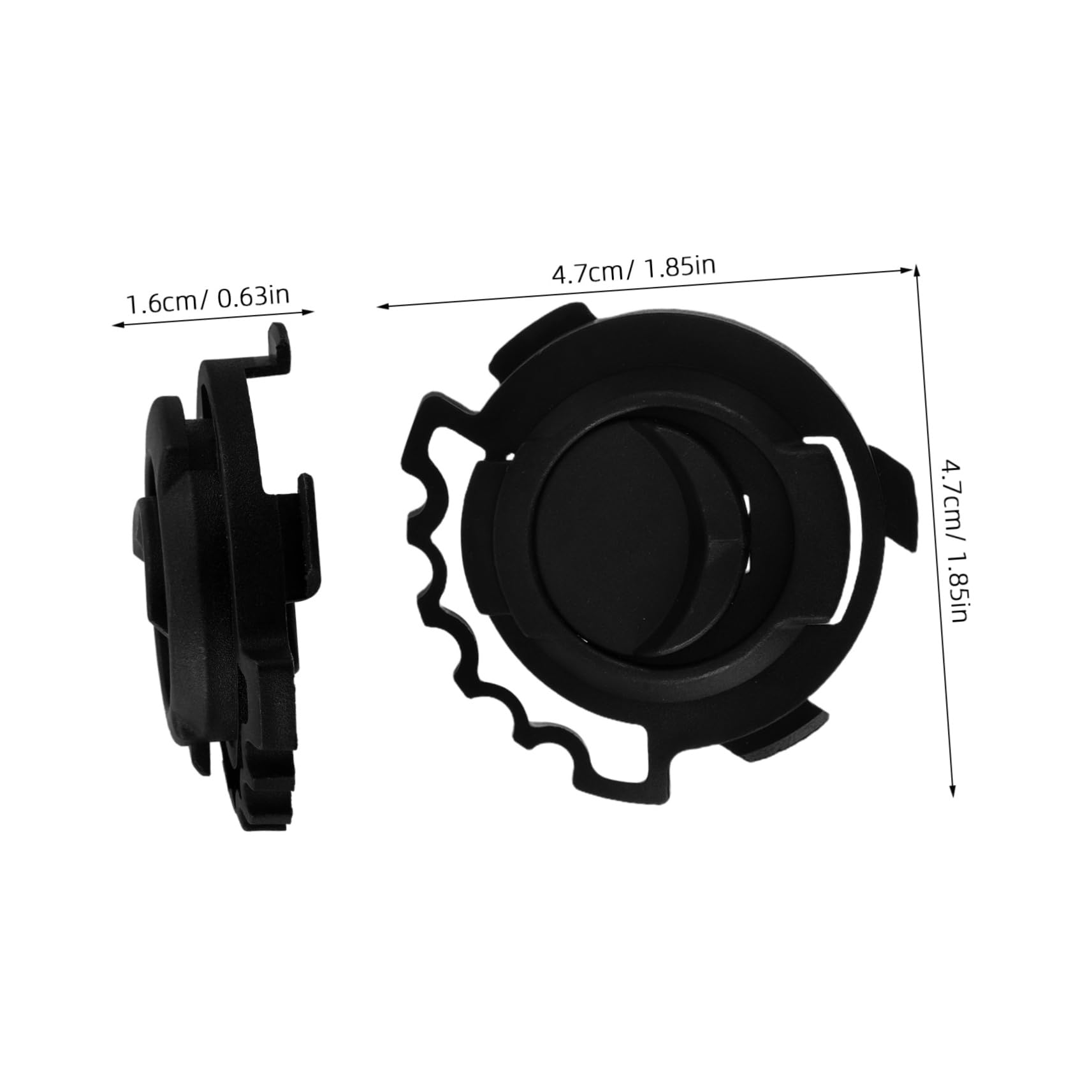 Hemoton 4 Pairs Helmet Shield Fasteners Clips for Visors Easy Installation High Strength Build Compatible with Full and Half Helmets Reliable Safety Accessories