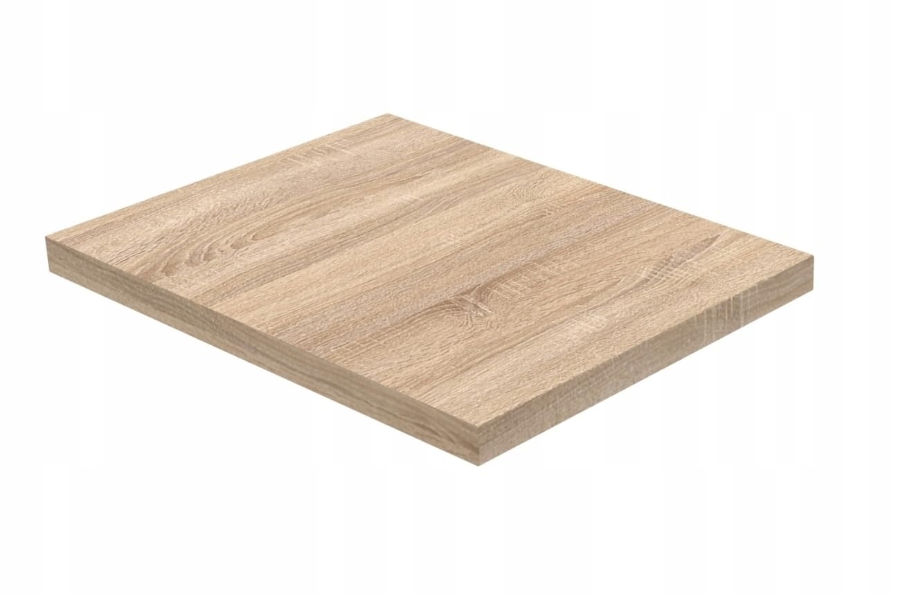 Küchenarbeitsplatte 45 cm - langlebig - mit abgerundeter Vorderkante - feuchtigkeitsbeständiger Oberfläche - Laminat auf der Rückseite - Arbeitsplatte Sonoma Eiche 3025